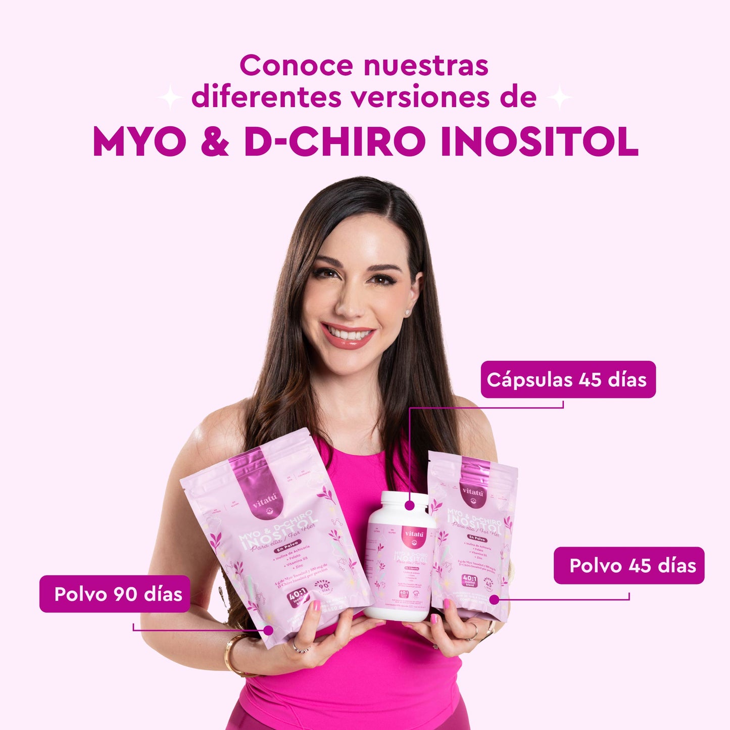 Myo & D-Chiro Inositol Capsulas 45dias