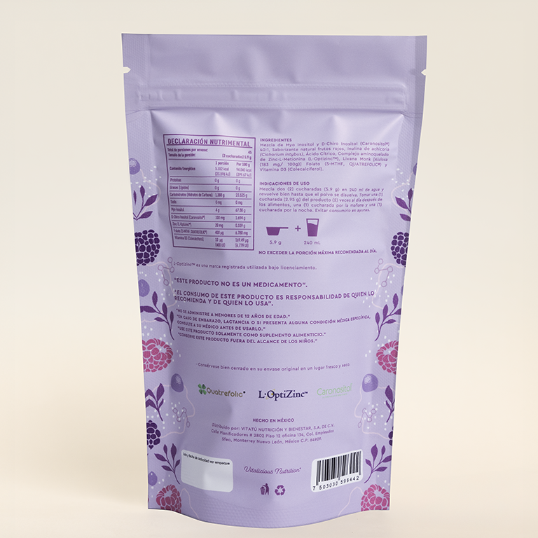 Myo & D-Chiro Inositol Sabor Berries