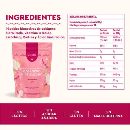 Peptidos Bioactivos de Colageno Hidrolizado