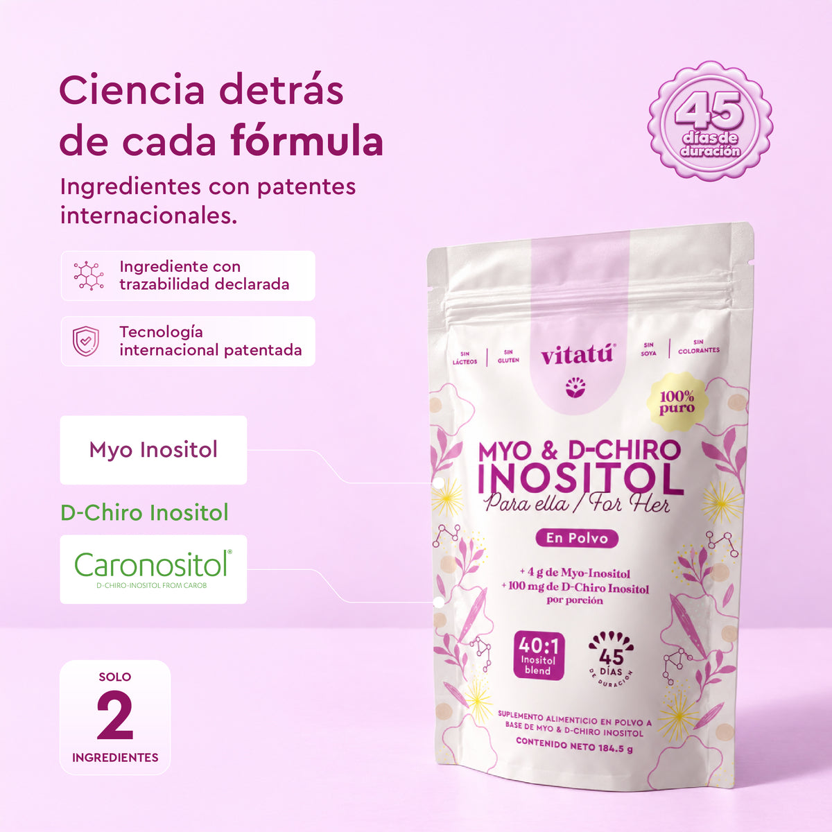 Myo & D-Chiro Inositol Puro