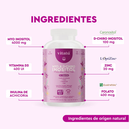 Myo & D-Chiro Inositol Capsulas 45dias