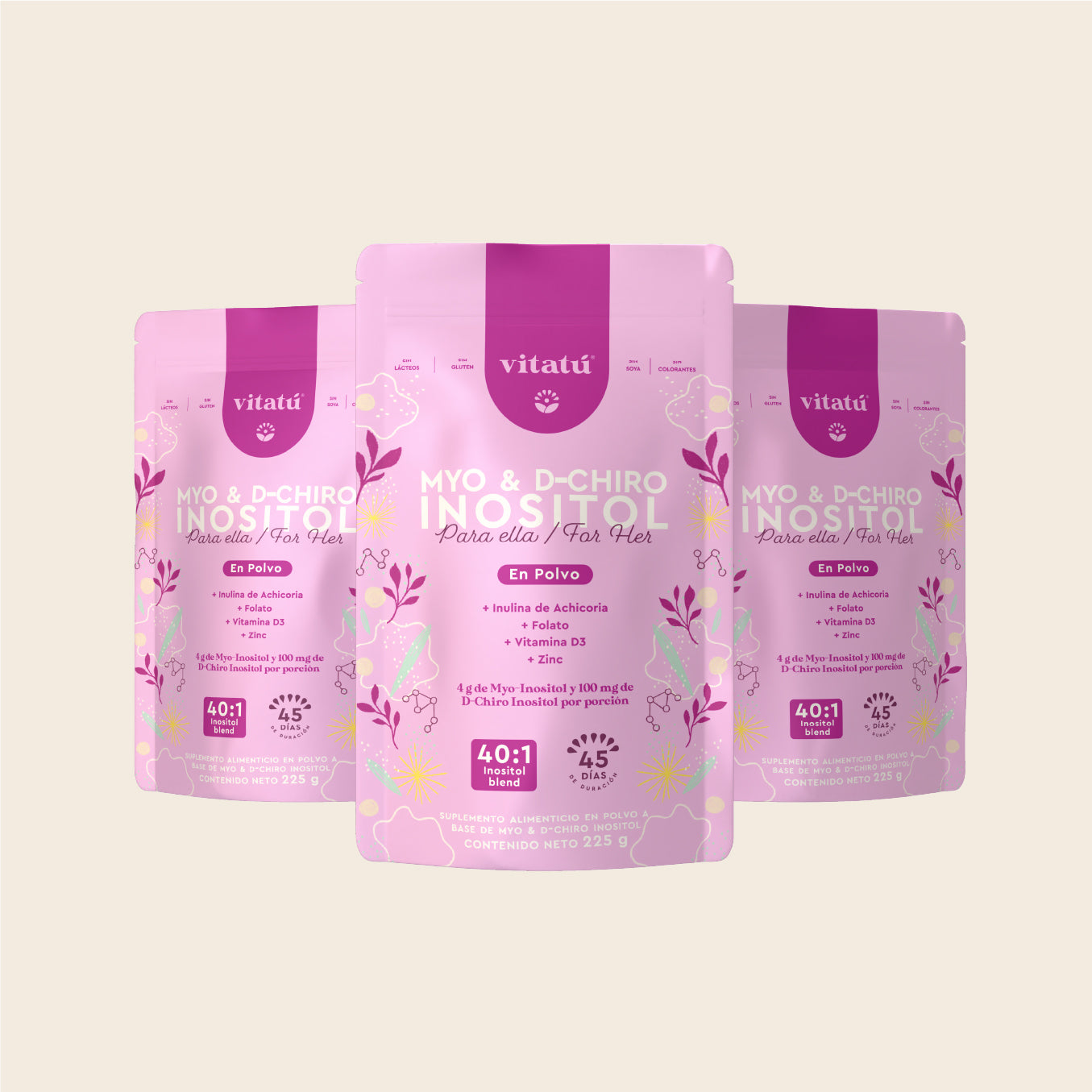 Kit 3 Myo & D-Chiro Inositol