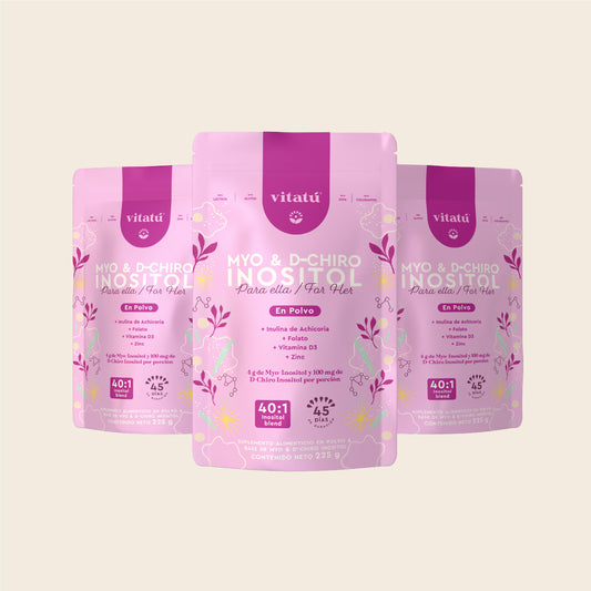 Kit 3 Myo & D-Chiro Inositol